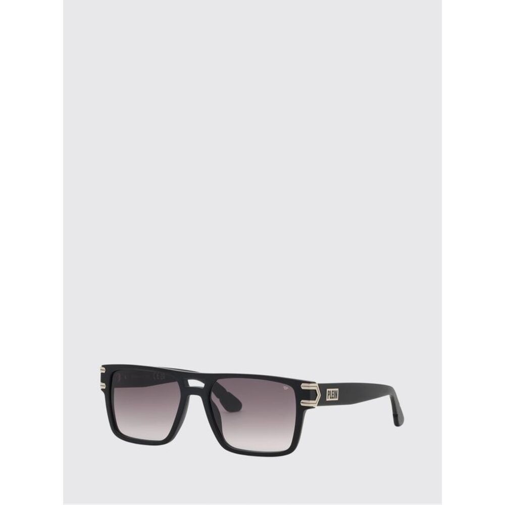 Philipp Plein Men Philipp Plein Acetate Shield Sunglasses With Double Bridge